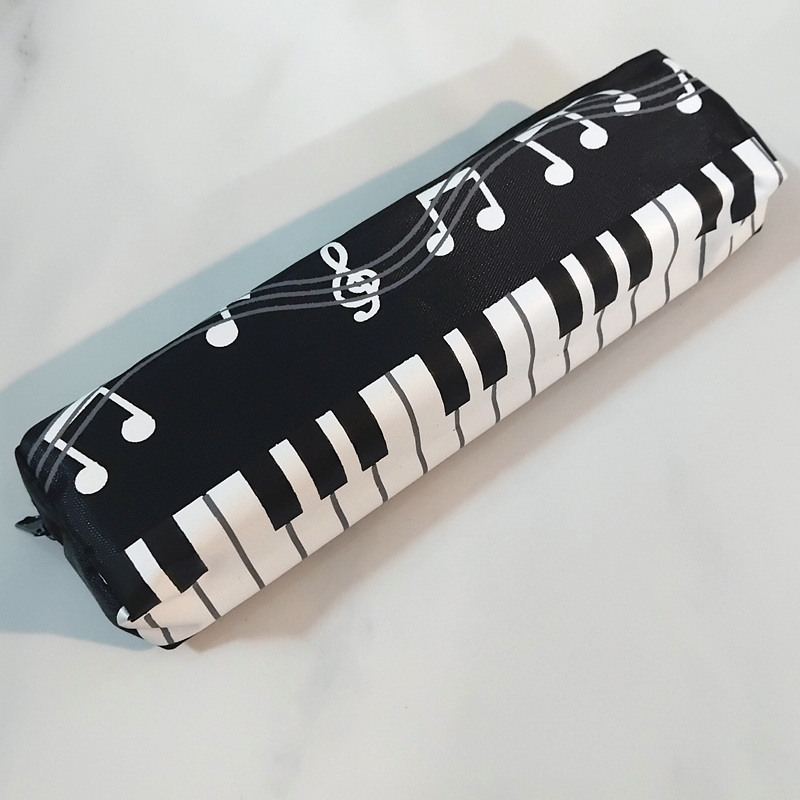 Music/Piano Pattern Bag for Pens/Pencils/Makeup