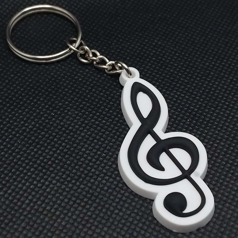 Keychain: Treble Clef or Music Note