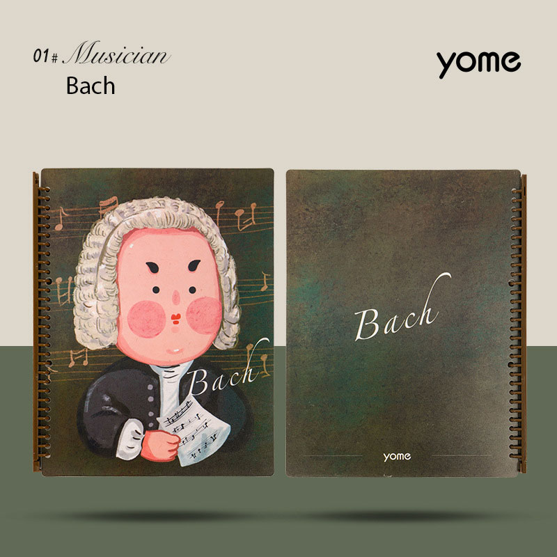 Composer Series Music Score Folder – 40 Pages (10 Sleeves × 4-Page Layout)