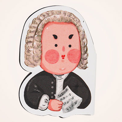 Magnetic Composer Bookmark (4x5 cm)