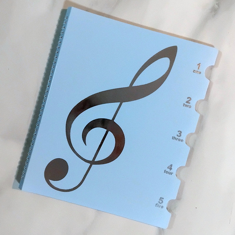 60-Page Music Folder (Writable without removing)